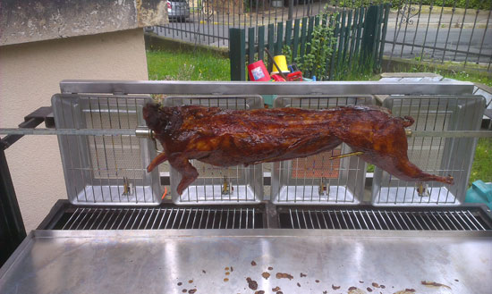 gasbetriebener Grill
