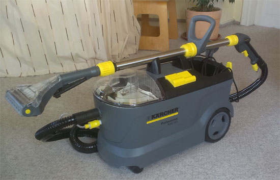 Teppichreiniger mieten Waschsauger ausleihen Puzzi 100 neu 10/1 Kärcher