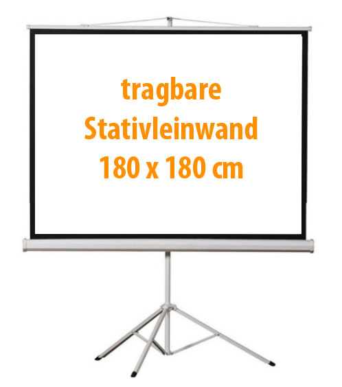 Stativleinwand Verleih